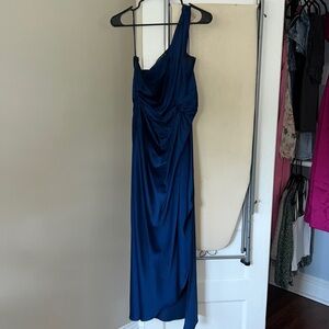 Abercrombie one shoulder formal dress